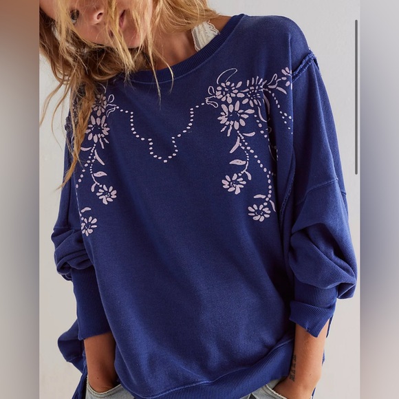 Free people /We The Free Graphic Camden Pullover - Picture 1 of 3